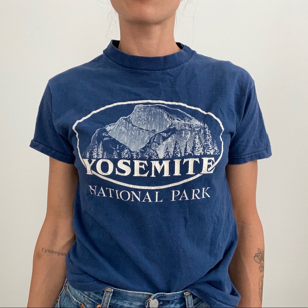 Vintage Yosemite Half Dome National Park T-Shirt